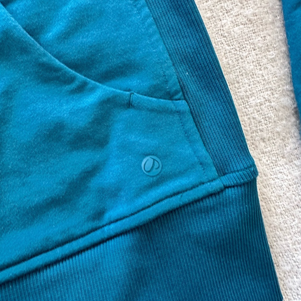 CRZ YOGA Teal Zip-Up Hoodie - Picture 2 of 7